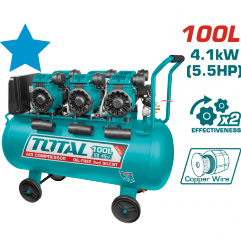 無油空壓機100L-5.5HP - W610089
