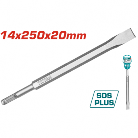 四溝SDS plus扁鑿/14X250 X 20mm - Y121411