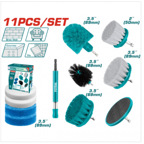 六角柄清潔刷組套/11pcs  - YCB1101